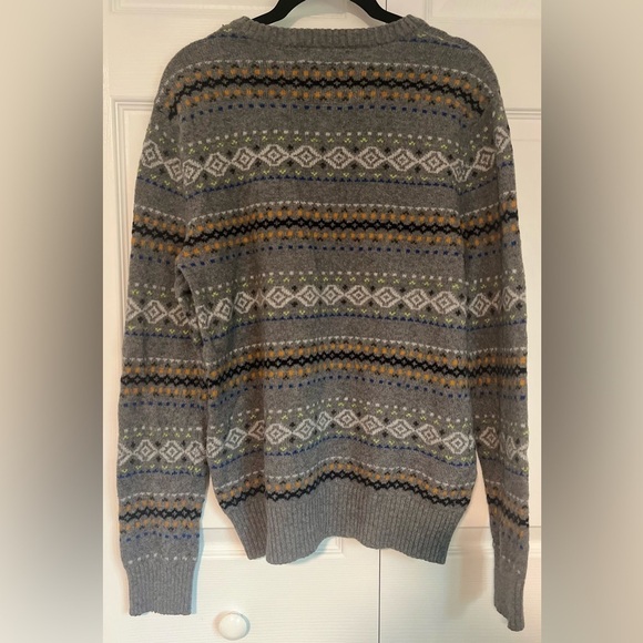 Men's American Eagle Athletic Fit Pullover Sweater W/Striped Design - Picture 4 of 4